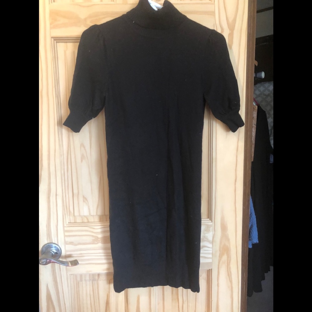 Express Wool Cap-Sleeve Dress